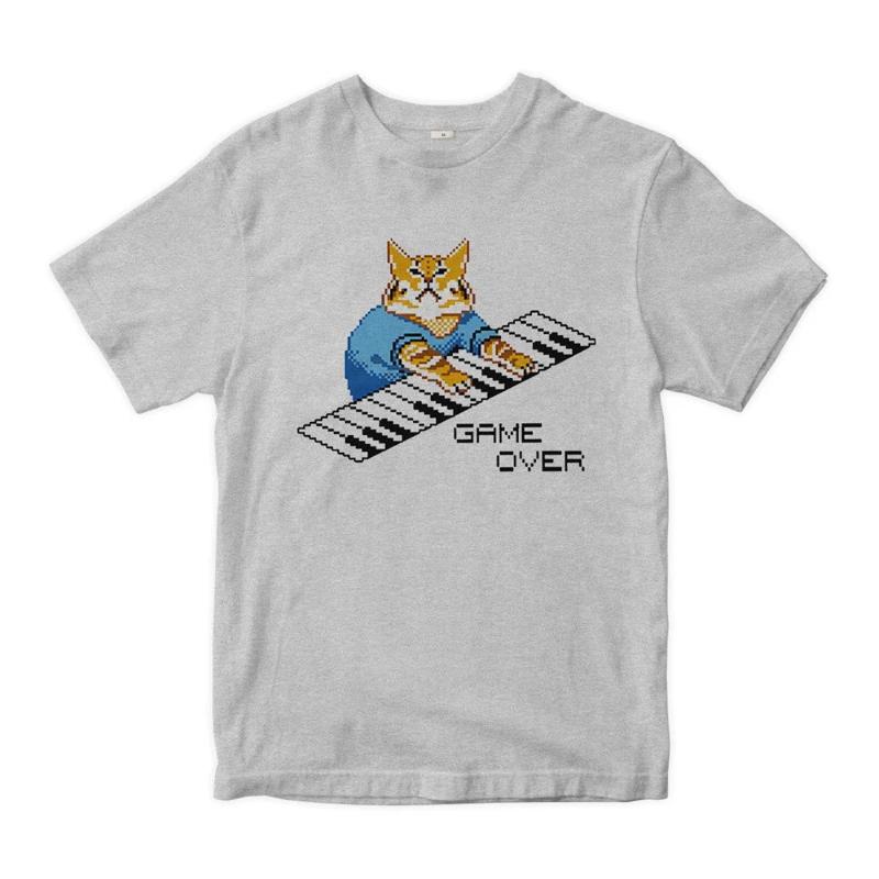 Keyboard Cat Game Over Tshirt Unisexs And Unisexs Sizes (Kit78771)