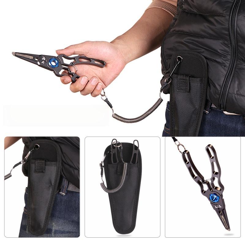 Рыболовные плоскогубцы высокой точности с блокировкой, устойчивые к соленой воде, нержавеющие, рыболовные снасти, головка плоскогубцев из титанового сплава