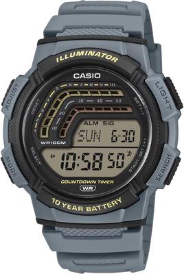 Стандартные цифровые часы Модель для зарубежного рынка [Casio] WS-1800-2AV Мужские Сине-серые