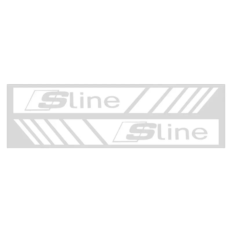 2Pcs Car Rearview Mirror Side Decal Stripe Sticker Vehicle Body For Audi A1 A3 A4 A5 A6 A7 A8 B5 B6 B7 C5 C6 C7 Q2 Q3 Q5 Q7 TT