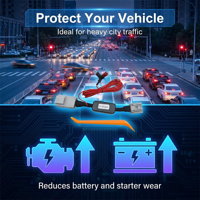 For Ford Ranger Everest 2023-2026 Auto Stop Start Engine System Device Button Control Sensor Plug Stop Cancel Cable