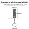 Multi-function Emergency Survival Whistle Loud Sound Emergency Whistle  Camping