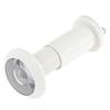White Solid Brass 16mm Door Peephole 200 Degree View HD Lens Privacy Cover Universal 35-60mm Doors Heavy Duty