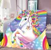 Single-sided Digital Print Flannel Blanket - Thick, Warm, Perfect for Office Naps or Air Conditioning
