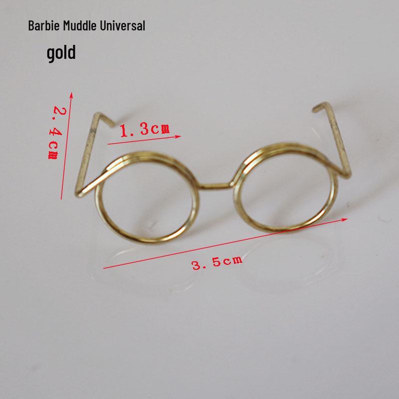 Мини-очки-щенок OB11 Twist Stick: Аксессуары для DIY-витрин со стальным проволочным каркасом (3-4-5 см)
