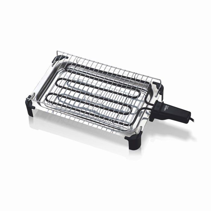 Gril Électrique - Grillie - GR-200.006A - 2000 W - Inox - Amovible Pour Nettoyage Facile