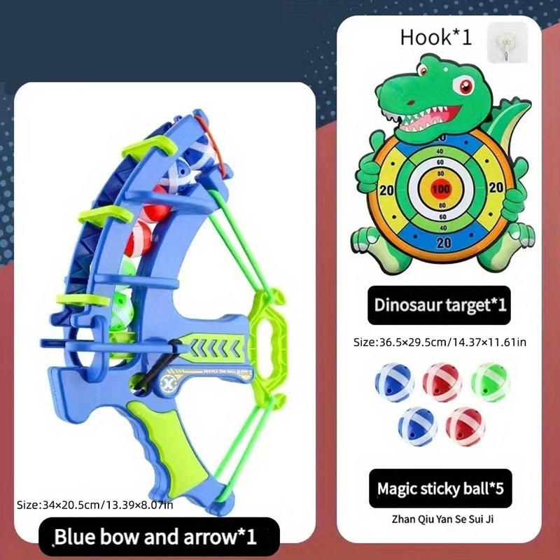 Многофункциональная игрушка-мишень для стрельбы динозавром, 1 набор, ручная игра для стрельбы в помещении, метание липкого мяча, игрушка с луком и стрелами, подарок на День святого Валентина, игрушка для улицы