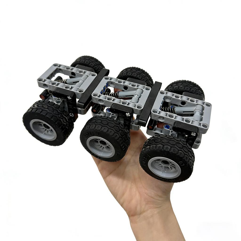 119Pcs Moc High-Tech Car Wheels Set Building Block Diy Technical Tow Truck Assembly Bricks Toy