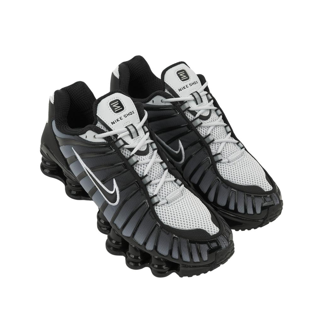 Nike Кроссовки Shox TL Black Pure Platinum для мужчин, белые, AV3595-017