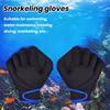 1 Pair Swimming Gloves Adjustable Men Women Aquatic Swim Training Glove Webbed Fitness