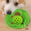 Pet Squeaky Flying Disc Dog Treat Dispenser Puppy Teething Crinkle Toy Interactive Fetch Toy for Dog Training Entertainment