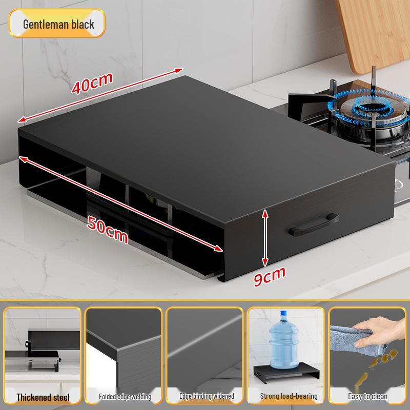 Защитный экран для газовой плиты и органайзер для столешницы с подставкой для кастрюль и перегородкой для индукционной плиты