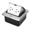 Recessed Desktop Outlet Box Socket Connection Power Strip 15A Fast Charging for Office Table Floor