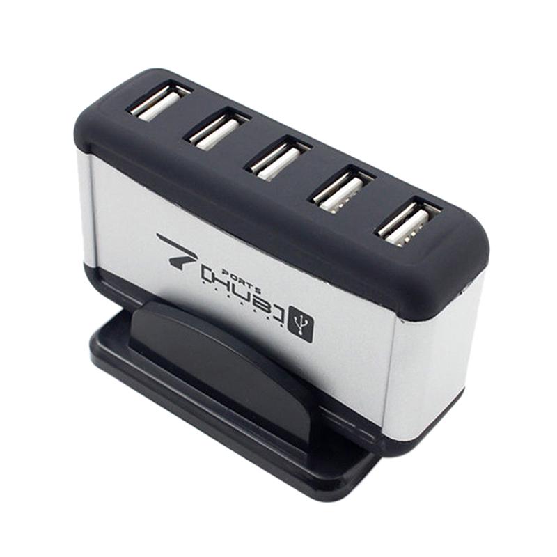 USB-концентратор на 7 портов с питанием от кабеля переменного тока, высокоскоростной разъем EU/US для ПК и ноутбука
