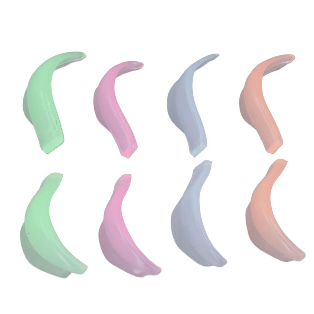 8 пар силиконовых валиков для ламинирования ресниц 4 размеров, многоразовые бигуди для завивки, инструменты для макияжа и красоты, не требующие клея, подушечки для ламинирования ресниц