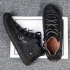 Men's Shoes Leather Unisex Walking Shoes Women Hand Stitching Outdoor Stitched Men Casual Boots