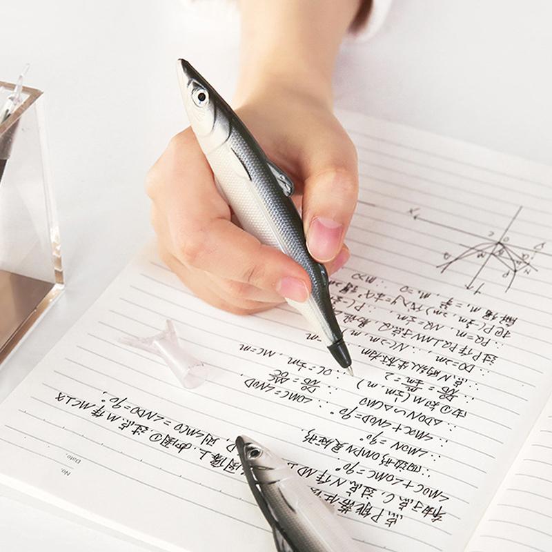 Креативный забавный чехол для ручек в форме рыбки, пенал для ручек с изображением карася, забавный органайзер для хранения канцелярских принадлежностей для студентов