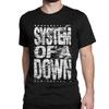 Novelty Rock Heavy Metal Band T-Shirt Men Women's O Neck Pure Cotton T Shirts System of A Downs SOAD Tee Shirt Tops High Quality