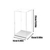 1 шт. Прозрачный акриловый дисплейный ящик для хранения, пылезащитный дисплейный шкаф, настольное хранилище, домашнее хранилище