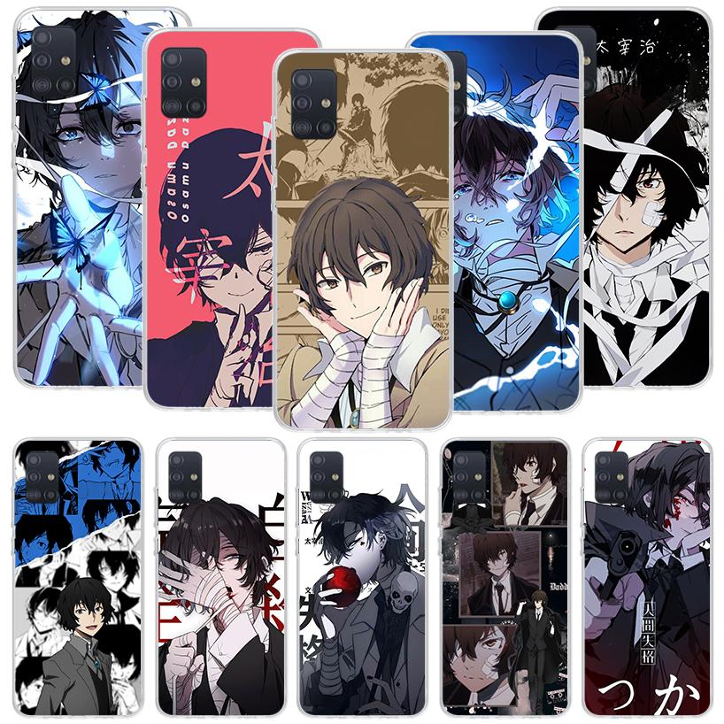 Bungo Stray Dogs Чехол для телефона Дазай для Samsung Galaxy A52 A32 A22 A12 A02S A50S A30S A51 A31 AA71 Note 20 Ultra 10 S10 Plus Galax