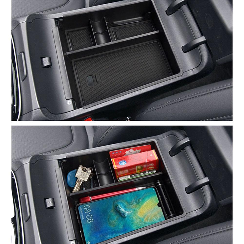 Center Console Organizer Tray For Hyundai Tucson NX4 Limited 2024Car Central Armrest ABS Secondary Storage Box S8O9