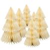 Paper Christmas Tree Decoration 6/8/10/12 Inch 3D Honeycomb Tree Table Centerpiece for Holiday Party Home Office Kitchen Decor
