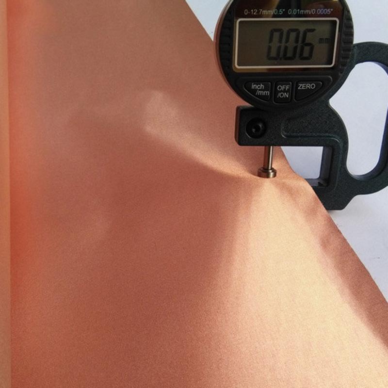 100 см Ткань Фарадея для защиты от ЭМП Чистая Медь Блокировка RFID-излучения Сигнал Wifi ЭМИ ЭМП РЧ ЭМП РЧ Медная Проводящая Ткань