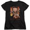 Женская футболка Betty Boop "Закатный всадник"