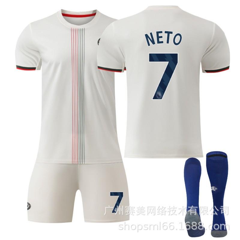 Chelsea Away Football Jersey Suit Men's No. 10 Palmer, No. 8 Enzo, No. 24, No. 26, No. 20 Soccer Uniform
