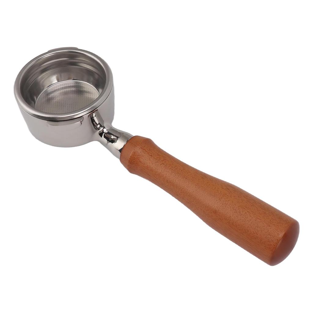 58 мм бездонный портафильтр с 2 ушками, ручка из цельного дерева, кофейный портафильтр для GAGGIA для BABY