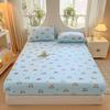 100% Cotton Fitted Sheet: Soft, Printed, Moisture-Wicking, Sweat-Absorbing, Anti-Static Mattress Protector
