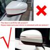 Для Honda Odyssey 2015 2016 - Пластик ABS Автомобильное Зеркало Заднего Вида Боковое Зеркало Крышка Накладка Крыло Наружная Отделка Двери Клейкая Наклейка Запчасти