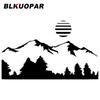 BLKUOPAR Sunset And Distant Mounta Car Stickers Graffiti Fashionable Decals Cartoon Creative Windshield Trunk Decor