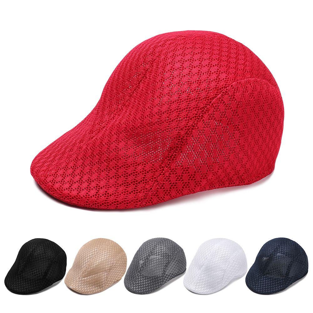 Fashion Casual Newsboy Style Adjustable Mesh Caps Gatsby Hats Beret Hats Sun Caps