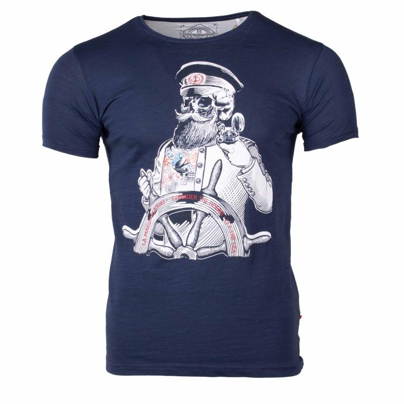 Футболка с короткими рукавами и принтом из мягкого хлопка Captain maxwell assor 24 Men BLAGGIO