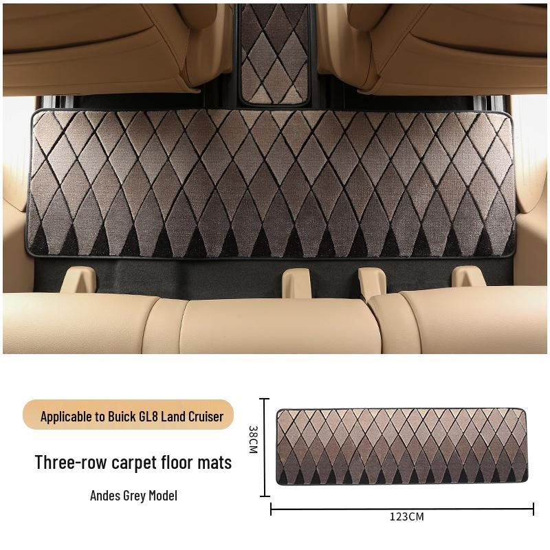 25 Buick GL8 Luxgen PHEV Middle Row Carpet Floor Mats - Interior Upgrade