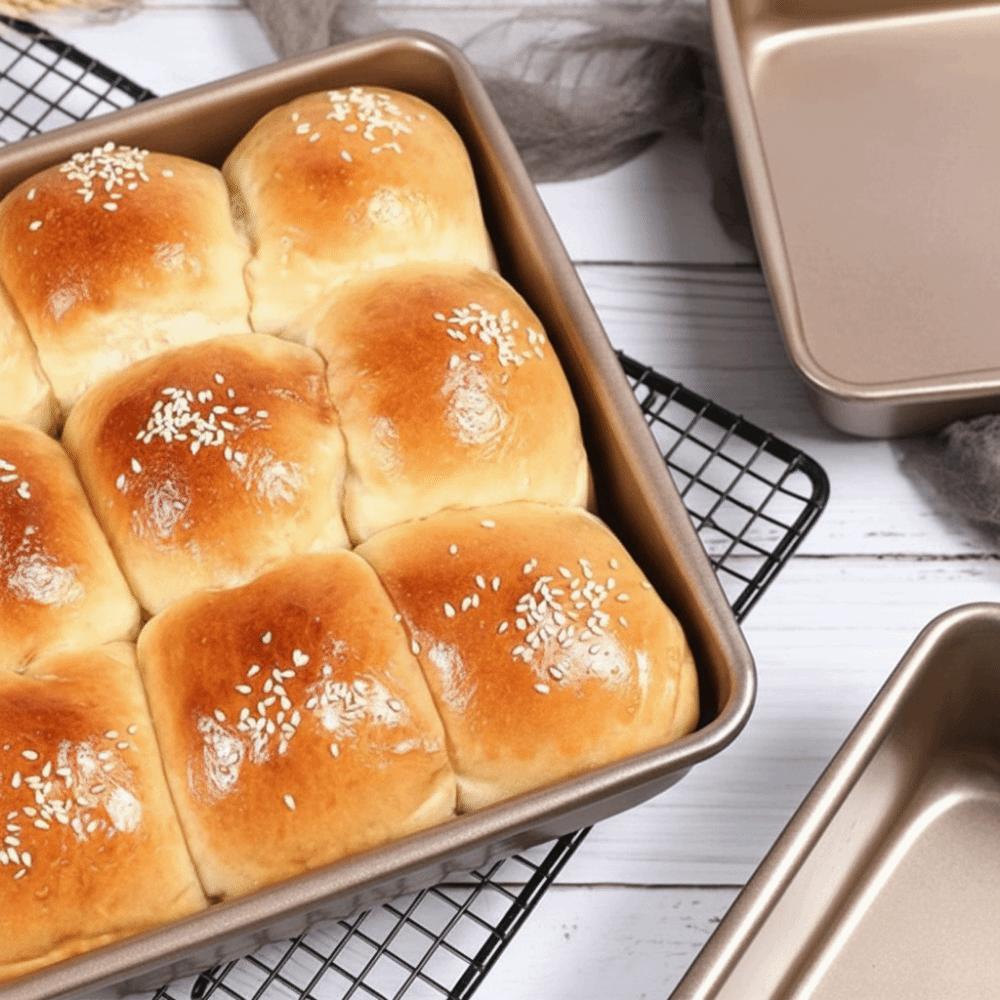 Non-Stick Square Baking Pan Thickened Carbon Steel Bakeware Tools Cake Baking Sheet Cake Baking