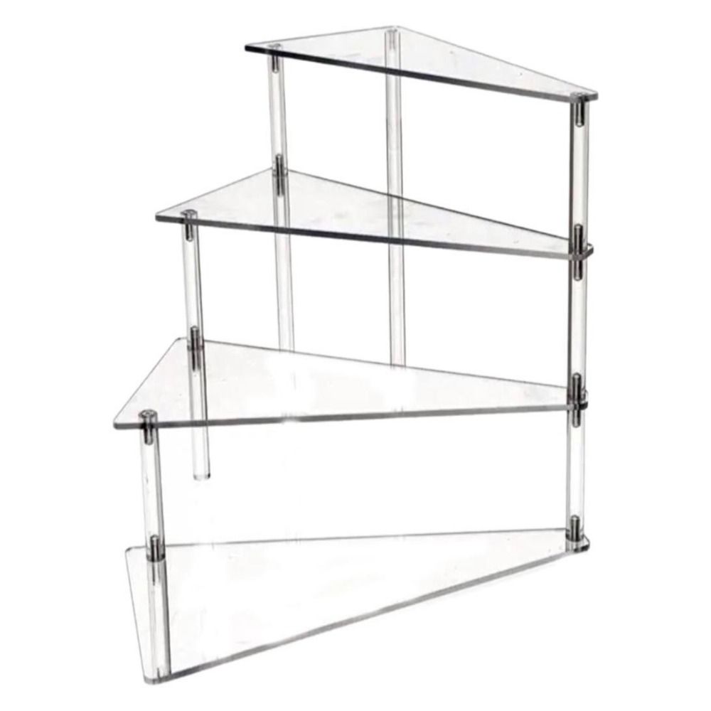 Transparency Acrylic Display Stand 3/4 Tier Acrylic Display Riser Display Stand  Perfume