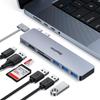 USB-C хаб для Macbook USB-C хаб для USB PD Thunderbolt MacBook Pro Хаб Док-станция 3 USB и Компактный 7-портовый Air, 7-портовый Macbook, Адаптер, Зарядка,