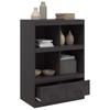 Highboard Black 67 x 39 x 95 cm Steel