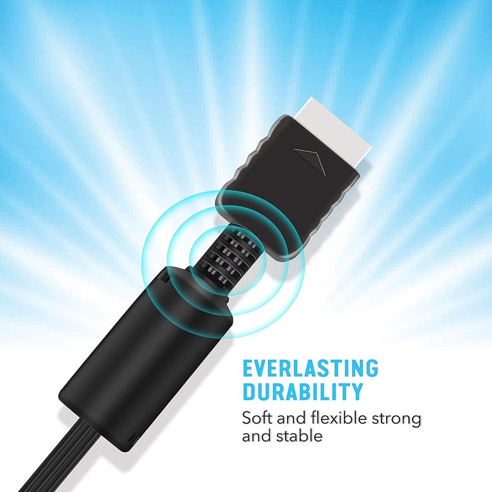 Audio Video AV Cable Cord RCA TV Stereo Cable Cord for Playstation PS1 PS2 PS3