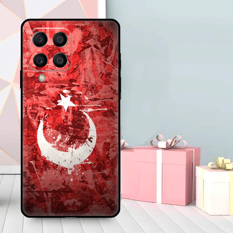 Республика Турция Реалистичный чехол-флаг для Samsung Galaxy M06 M11 M31 M14 M34 M54 M12 M32 M52 M15 M13 M16 M36 M56 M53 M35 M55