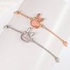 New Instagram Style Cute Rabbit Bracelet Cute Little Rabbit Shape Light Luxury Fashion Jewelry Girl Festival Gift