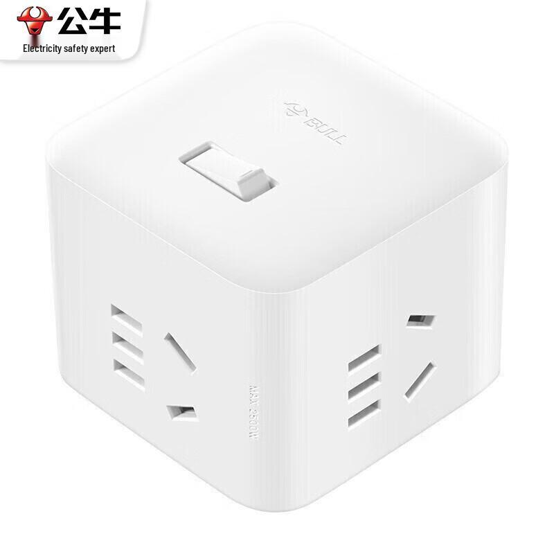 BULL Cube 4-Socket Wireless Power Strip