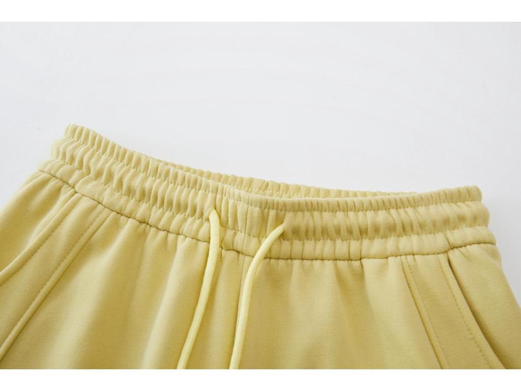 Весна/Лето 2025 Женские Повседневные Спортивные Брюки с Высокой Посадкой и Широкими Штанинами