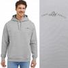 Lee Plain Relaxed Hoodie Grey Loose Cotton Hoodie Size M