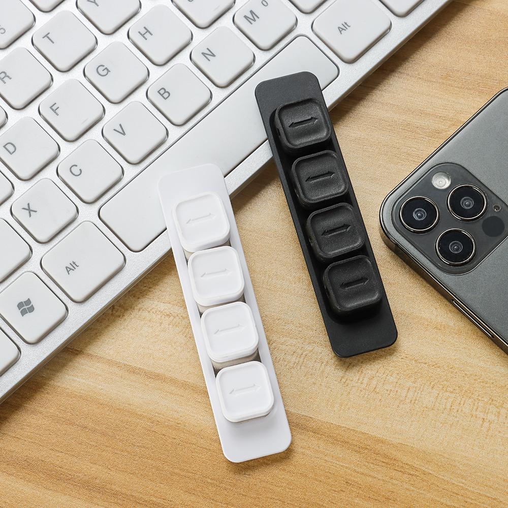 Silicone Self-adhesive Cable Organizer Cable Management USB Cables Holder Mouse Wire Organizer