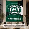 Custom Text Tapestry Plymouth Argyle FC Print Wall Tapestry Indoor Living Room Wall Decor
