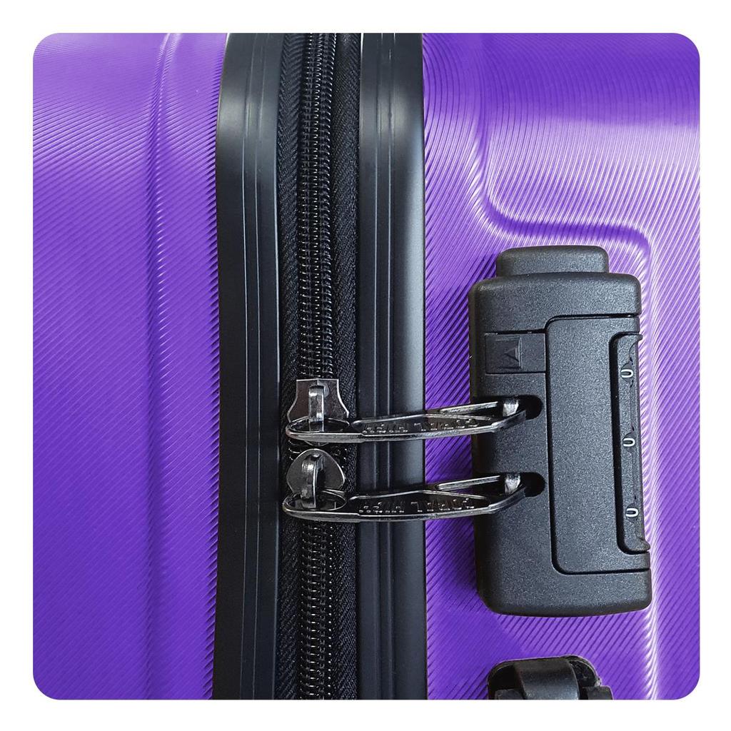 coral high Чемодан среднего размера из АБС-пластика фиолетового цвета 16452