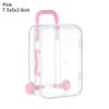 New Plastic Doll Handbag Case Mini Suitcase Lovely Small Clutch Jewellery Box Dolls Miniature Toys